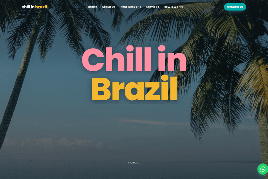 Prévia do site Chillin Brazil