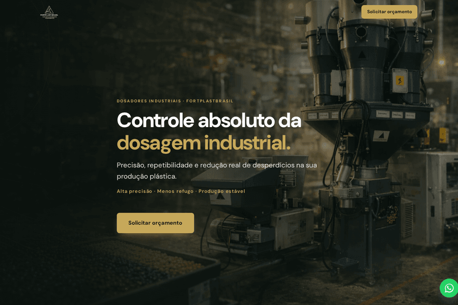 Prévia do site Dosadores Fortplast